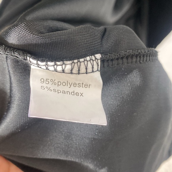 Capuffy  Velvet Maxi Dress Sexy Split Ruched Bodycon Dress Velvet Open Back Sz S - Picture 14 of 15